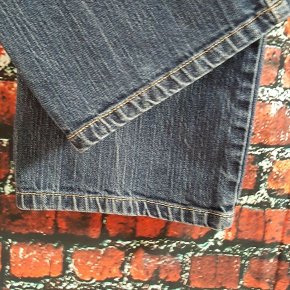 Nine West Jeans Straight Leg Jeans Sz 6 Distressed - Picture 7 of 9
